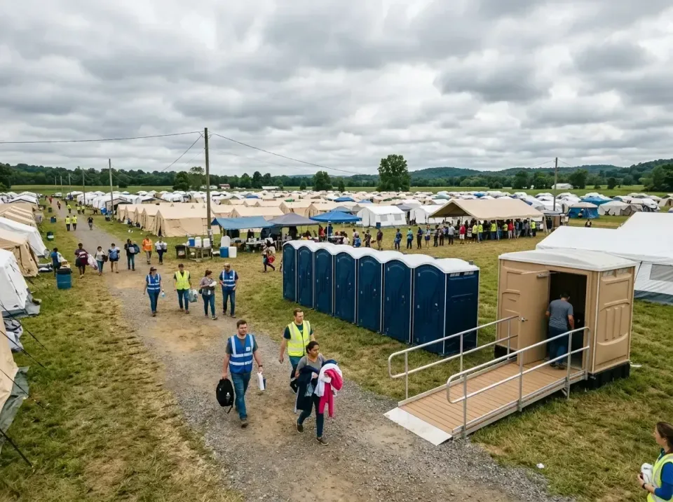 disaster-relief-camp-restrooms-010 — frequently asked questions, Dumpster & Portable Bathrooms Rental in Napili-Honokowai, HI